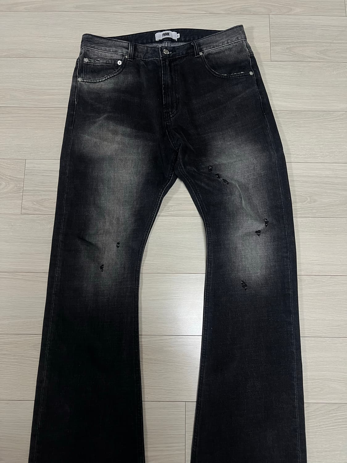 [M] 프라게 플레어진 블랙 상품이미지2