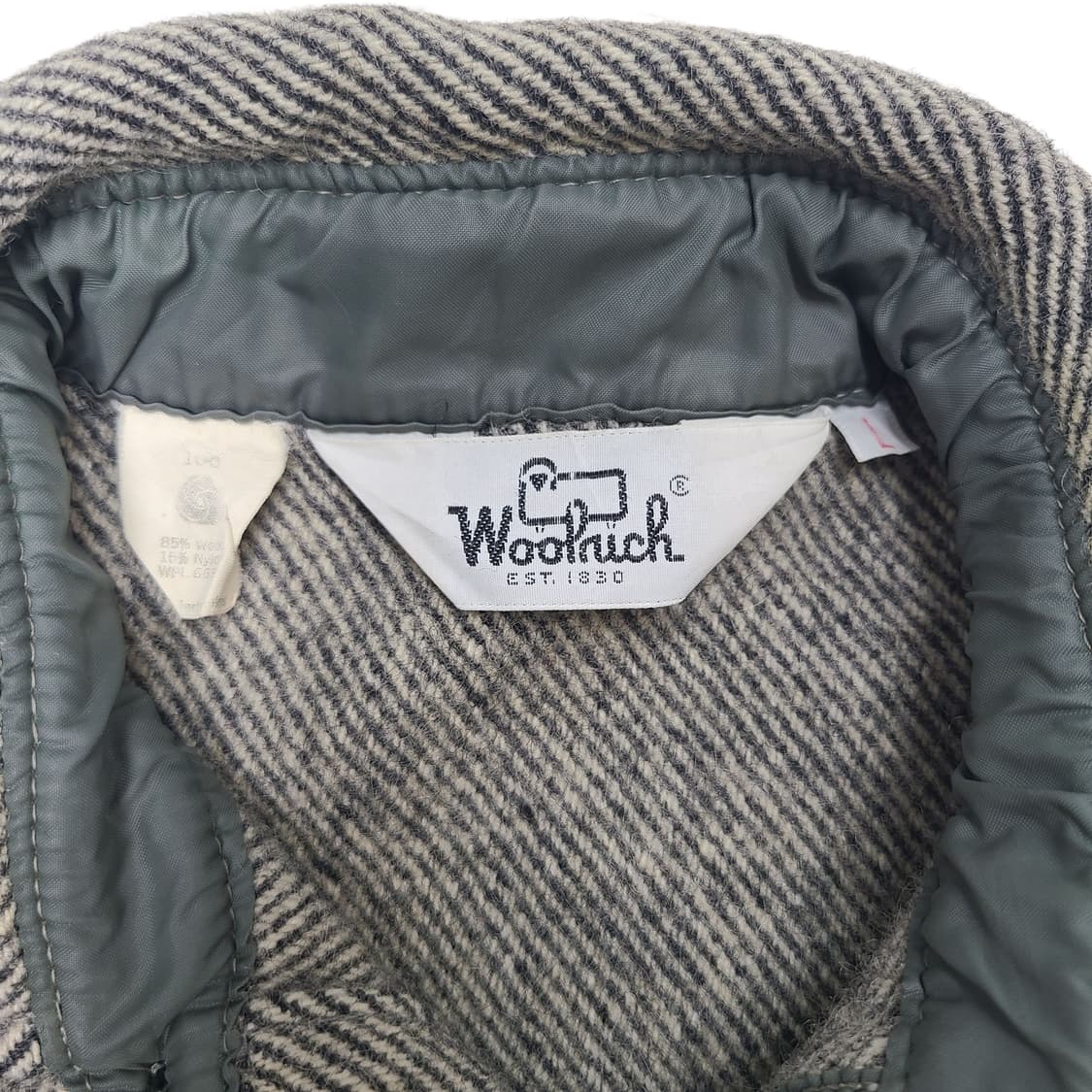 '90s Woolrich 클래식 헤링본 셔츠 상품이미지5