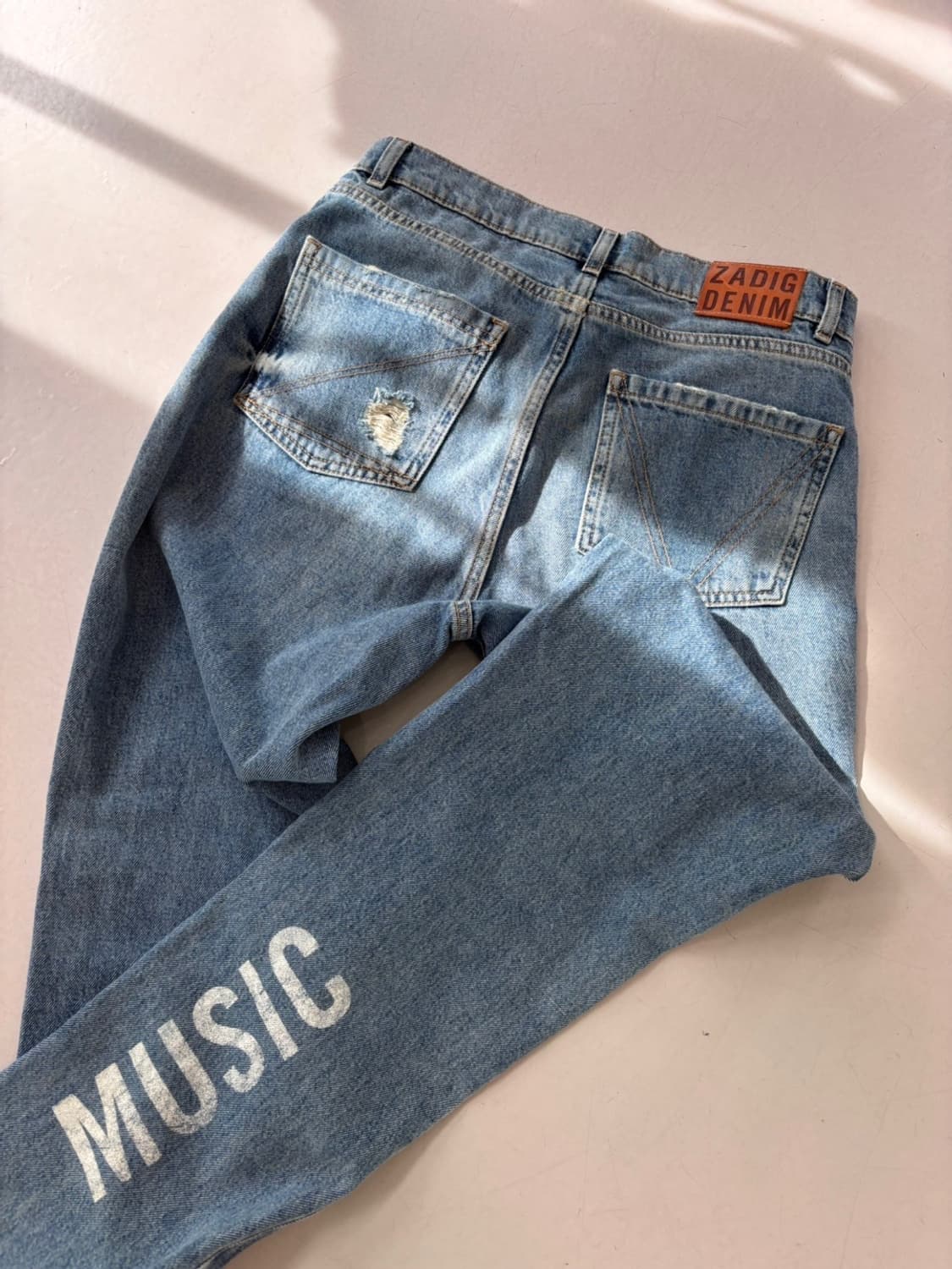 Vintage Zadig&Voltaire Denim pants 상품이미지1