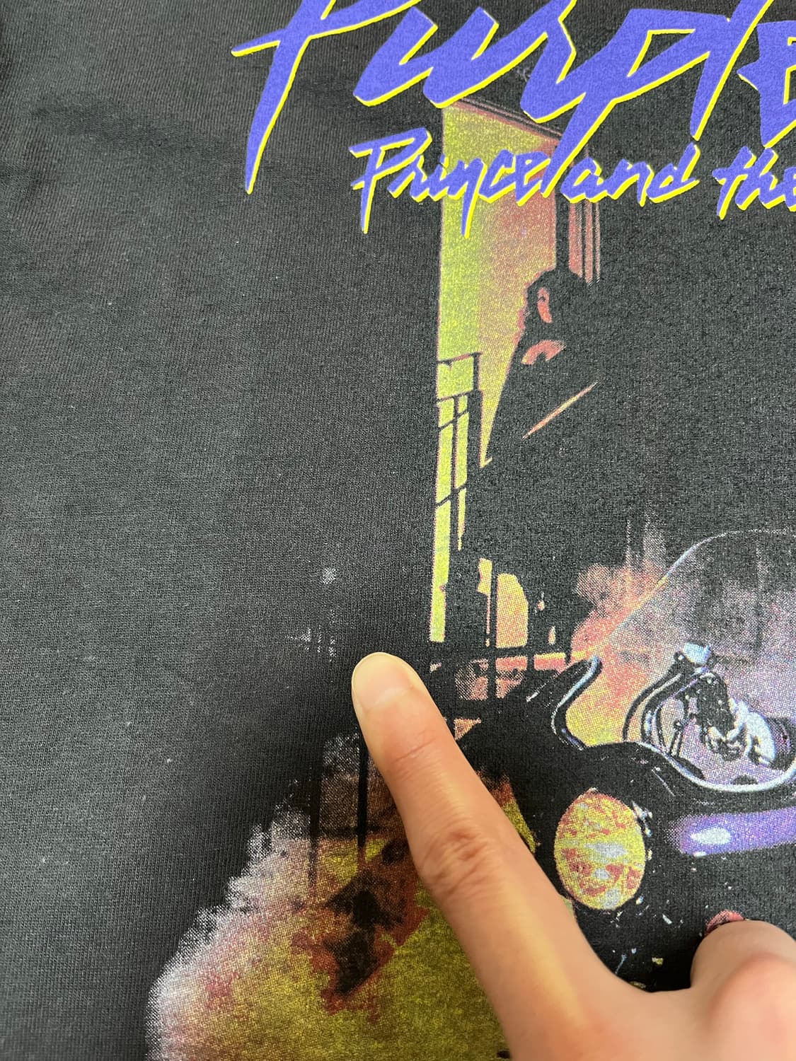 앤더슨벨 프린스 퍼플레인 밴드티 상품이미지6