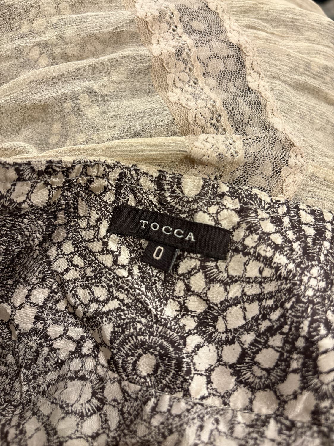 Tocca 베이지 레이스 자수 원피스/088 상품이미지7