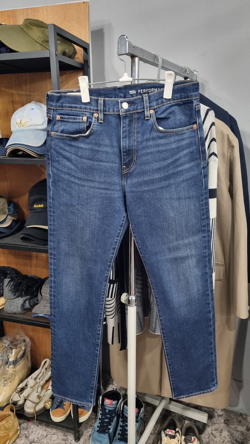 ((L E V I S 502)) 프리미엄(빅E텝) 겨울용데님진(웜진)32 상품이미지1