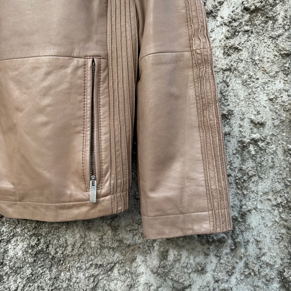 알마니 꼴레지오니 양가죽 시어링 자켓 상품이미지7