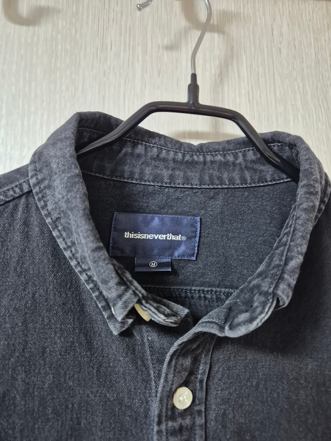 디스이즈네버댓 셔츠 청남방 M 상품이미지4