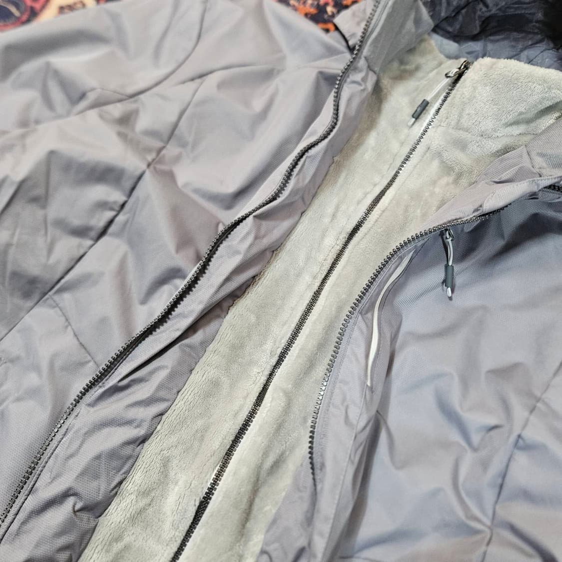 ZEROXPOSUR in USA 플리스 레이어드 누빔 패딩 바람막이  상품이미지6