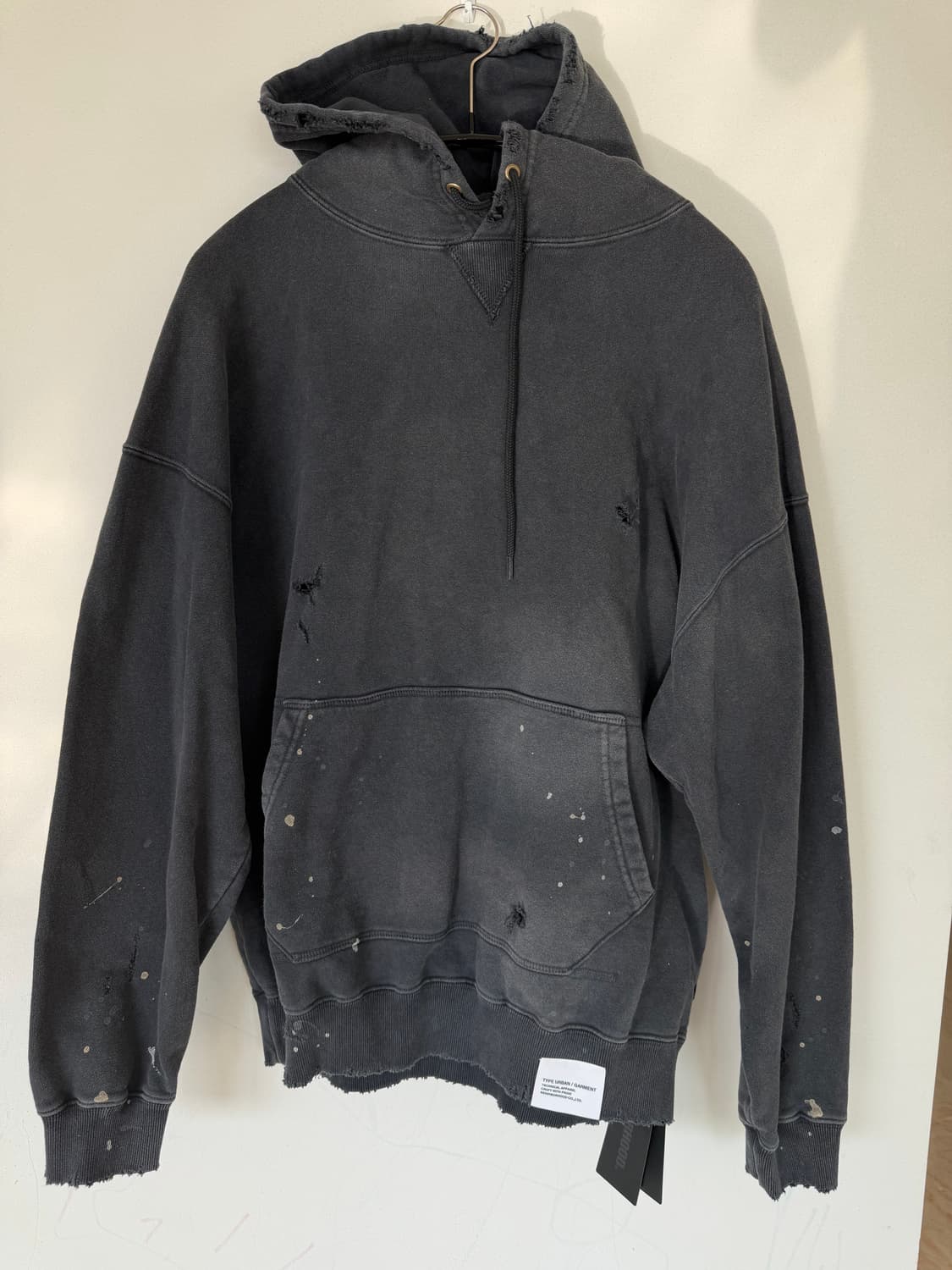 새상품)) 네이버후드 damage 스웻 후드티 상품이미지2