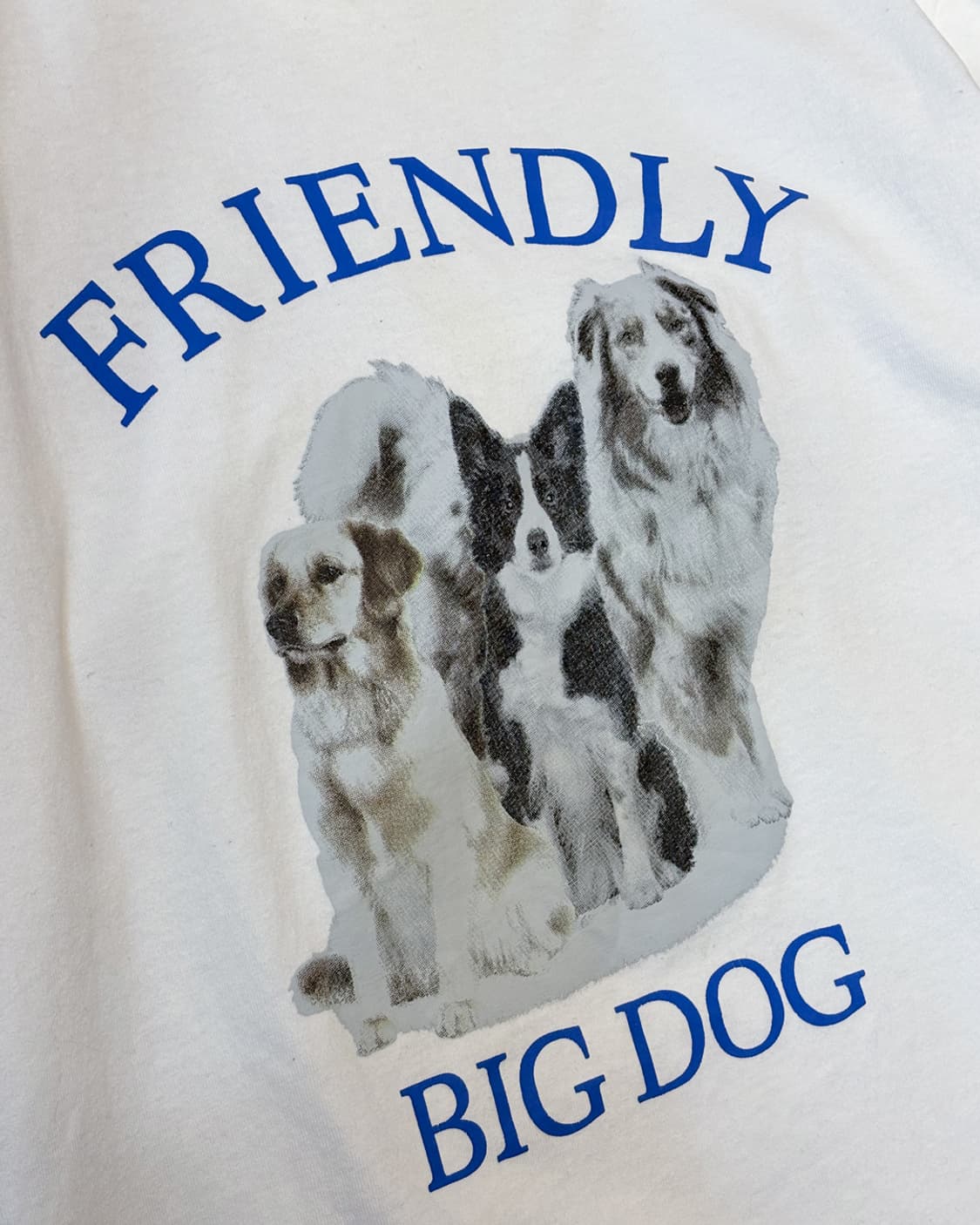 강아지 프린팅 티셔츠 상품이미지2