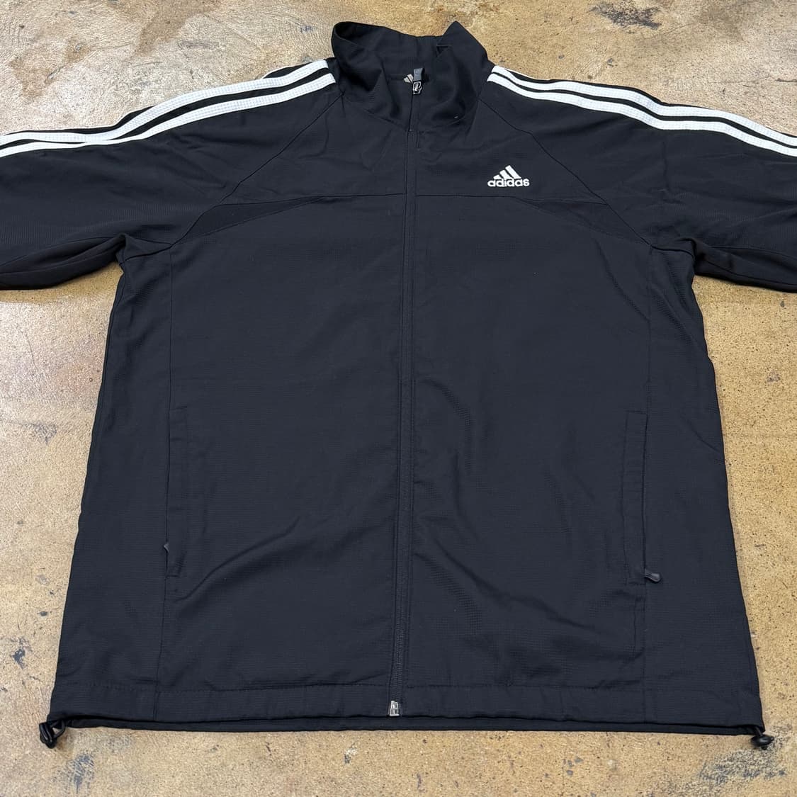 [정품/95] 아디다스 블랙 삼선 트랙탑 져지 b16 상품이미지3