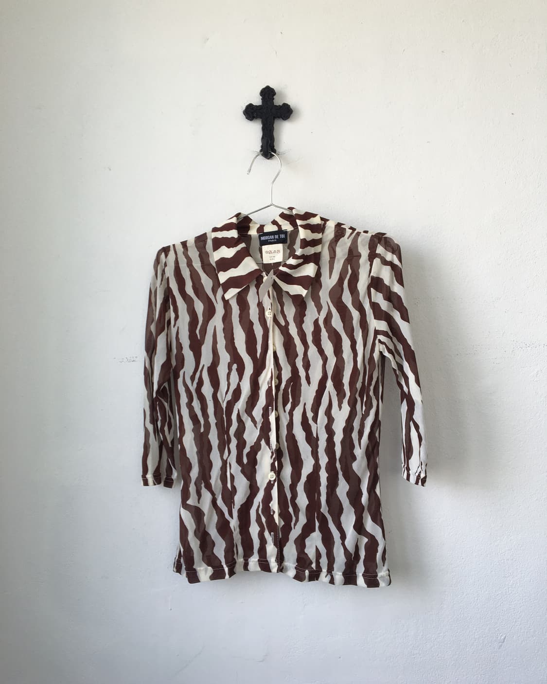 Morgan zebra pattern shirt 상품이미지1