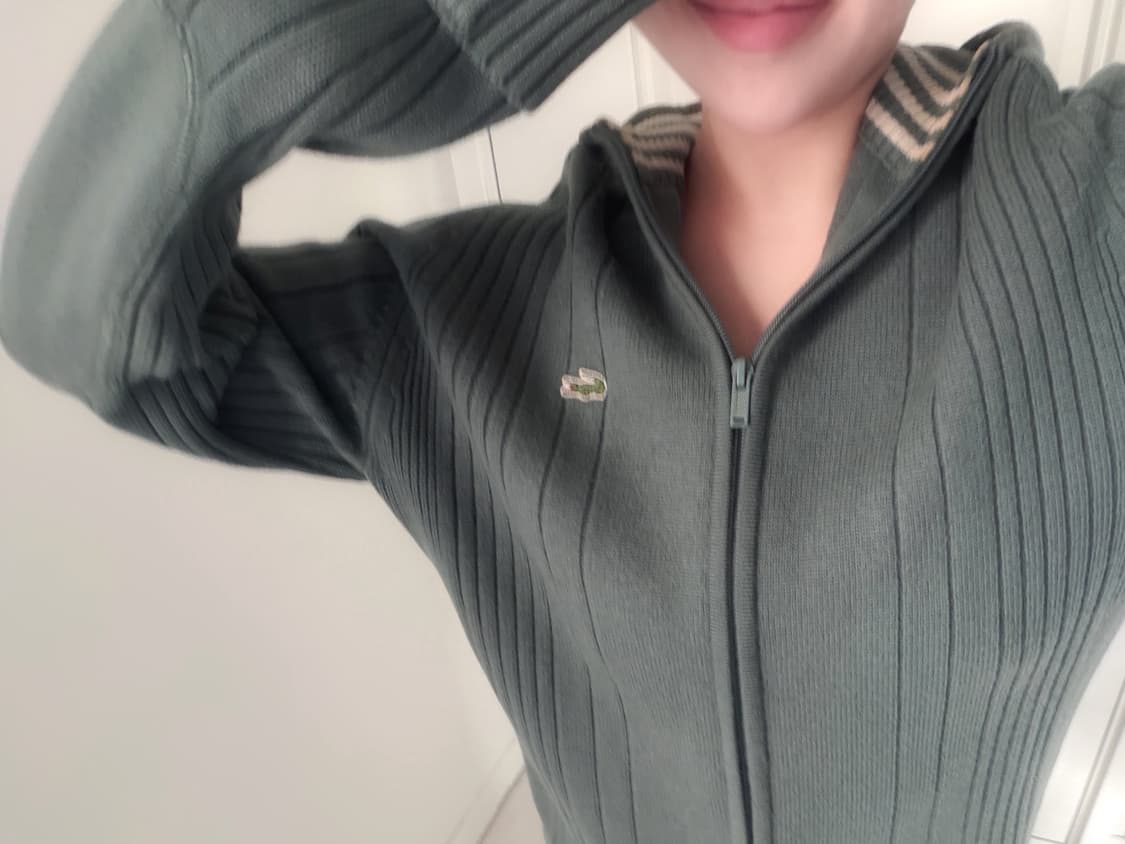 라코스테 풀집업 니트 가디건 상품이미지1