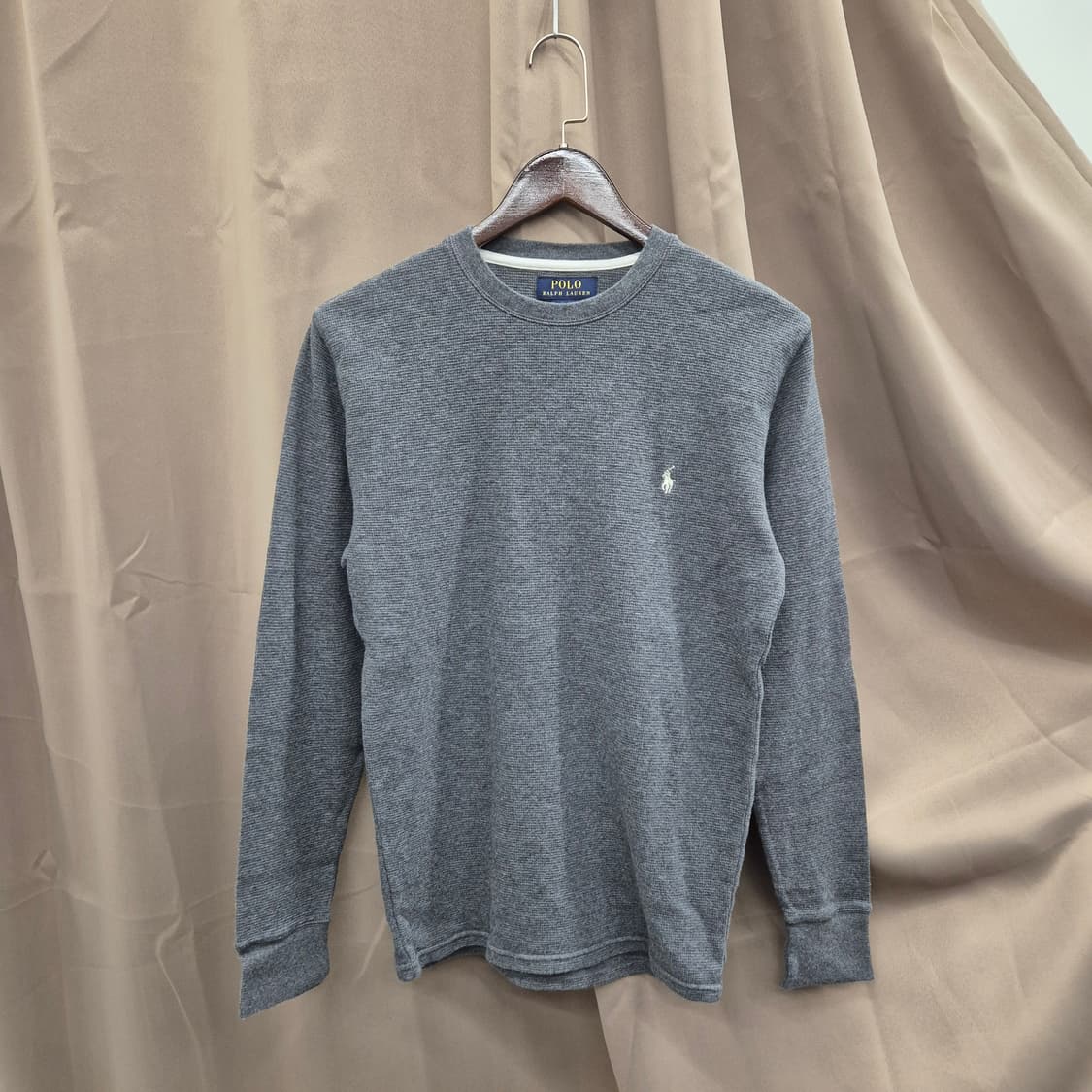 폴로 랄프로렌 와플 롱 슬리브 S 상품이미지1