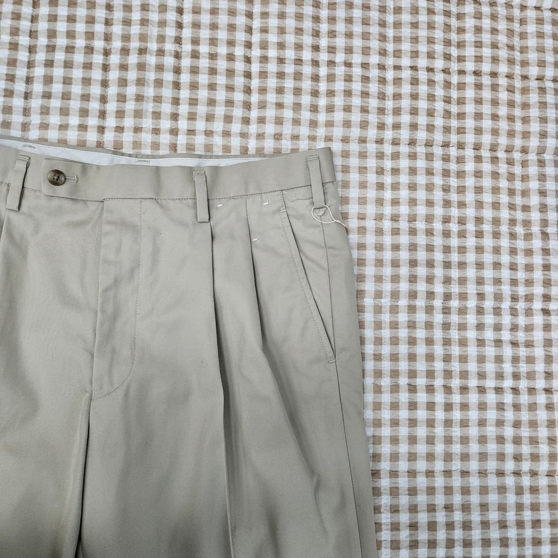 유니클로 와이드 면바지 남자32 상품이미지3