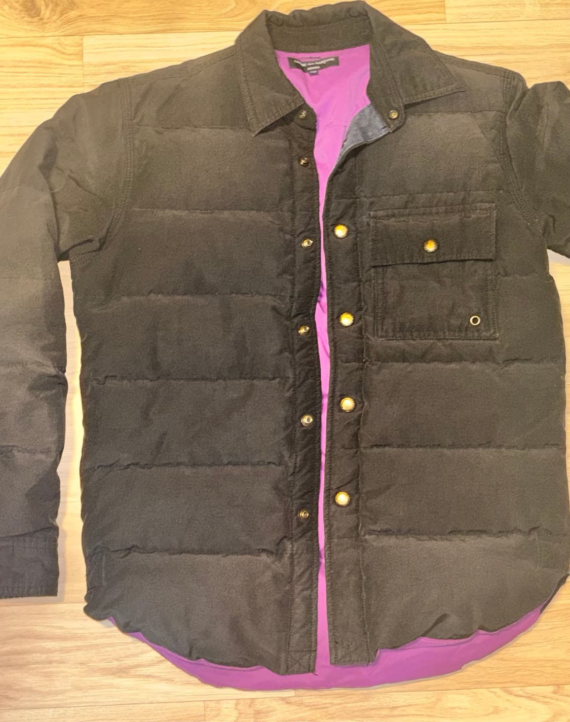 꼼데가르송 옴므 셔츠 패딩 xs 상품이미지1