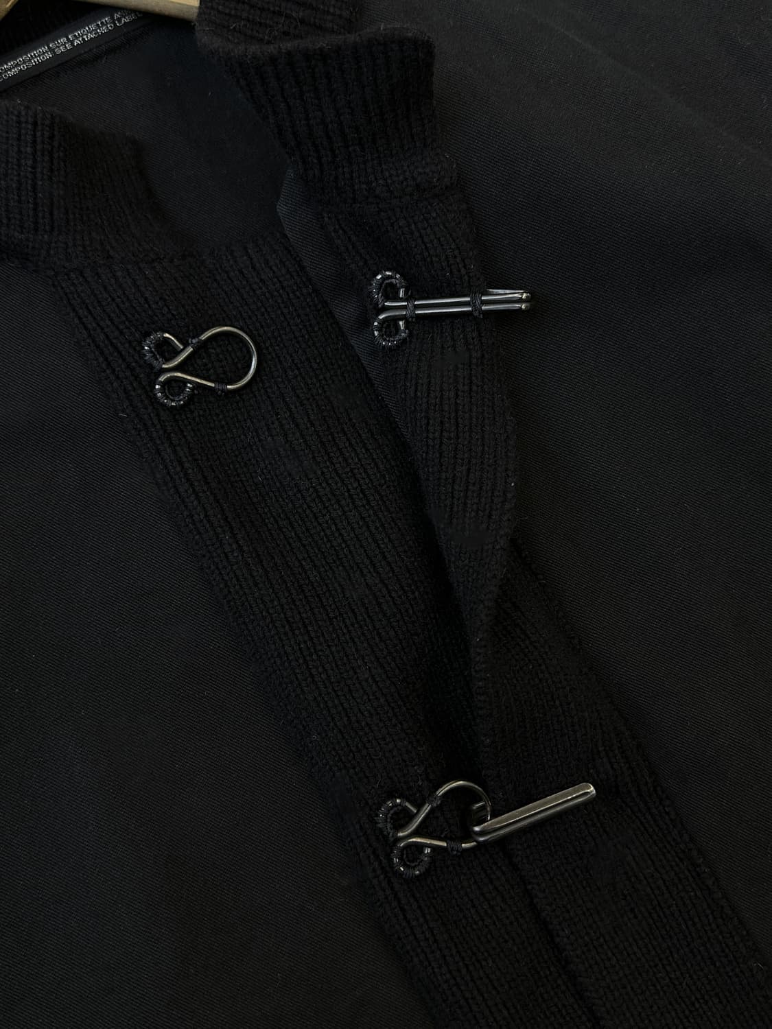 요지 야마모토 90s 뿌르 옴므 후크 버클 코트 상품이미지4