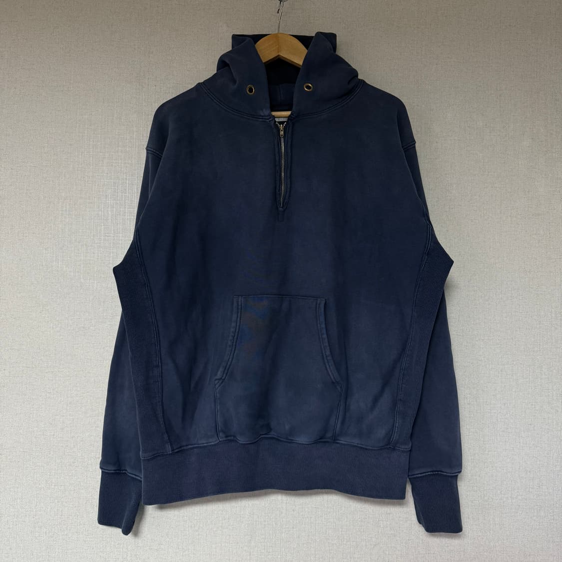 [3]아프레쎄 Vintage Half Zip Sweat Hoodie 상품이미지5