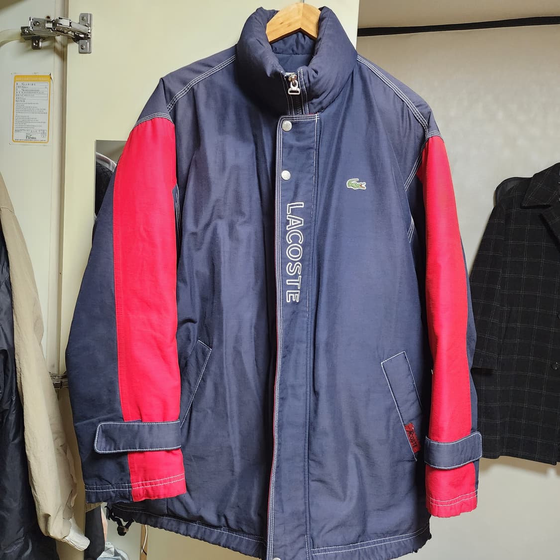 라코스테 빈티지 패딩점퍼 상품이미지1