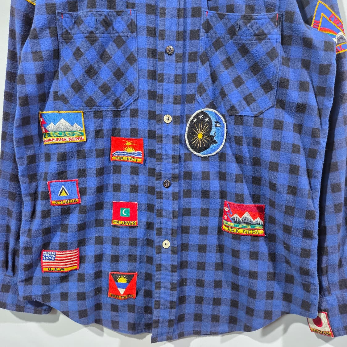 [Tigre Brocante] 티그르 브로칸테 와펜 패치워크 셔츠 상품이미지4