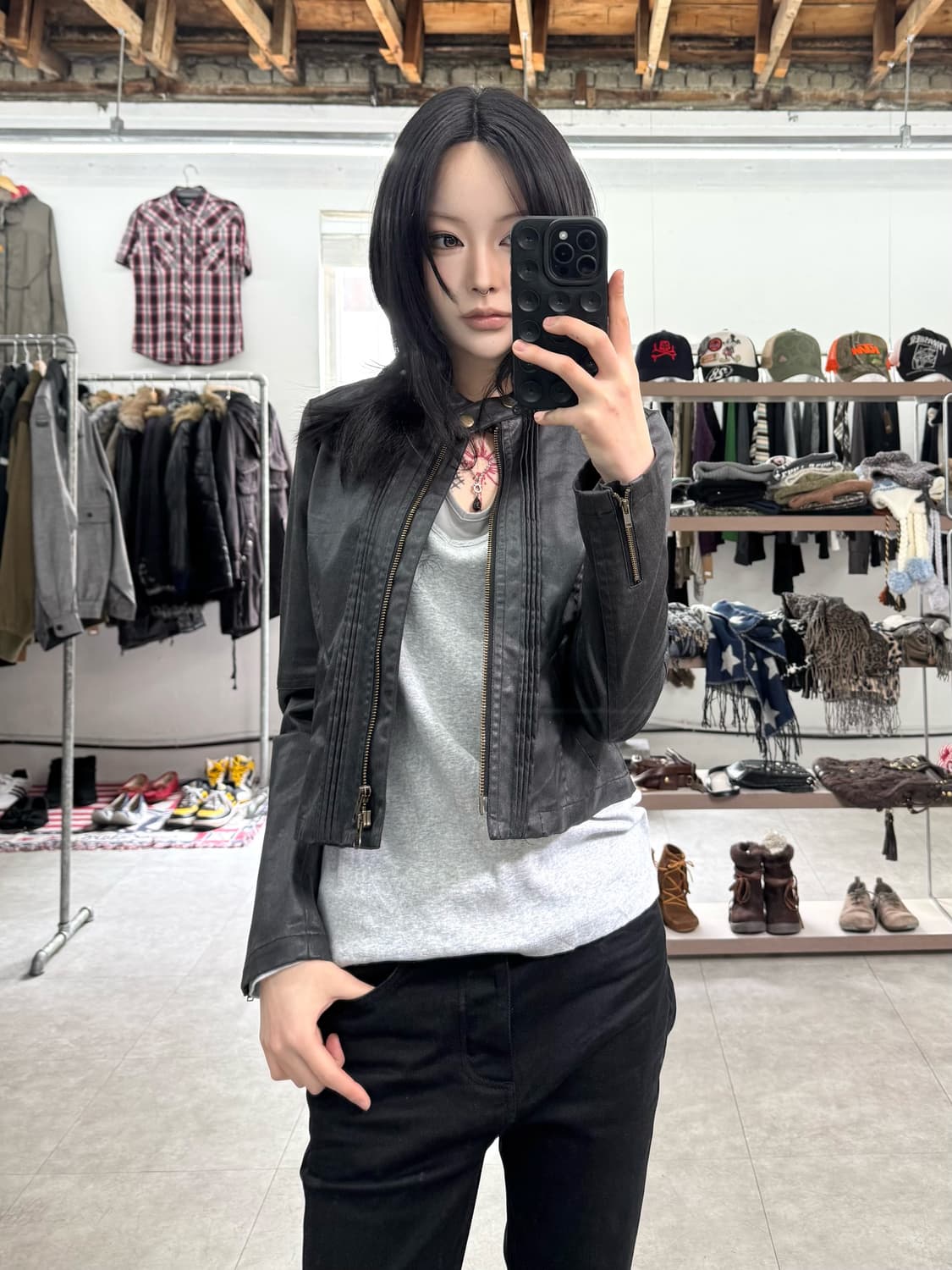 JPN 플리츠 투웨이 자켓 상품이미지2