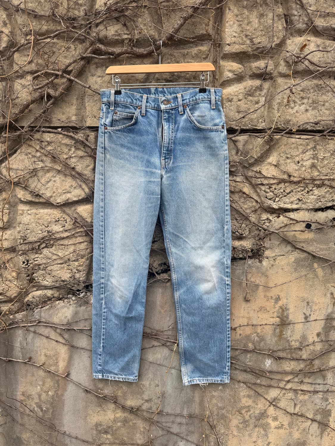 90s 리바이스 빈티지 505 워싱 데님 팬츠 32 상품이미지1