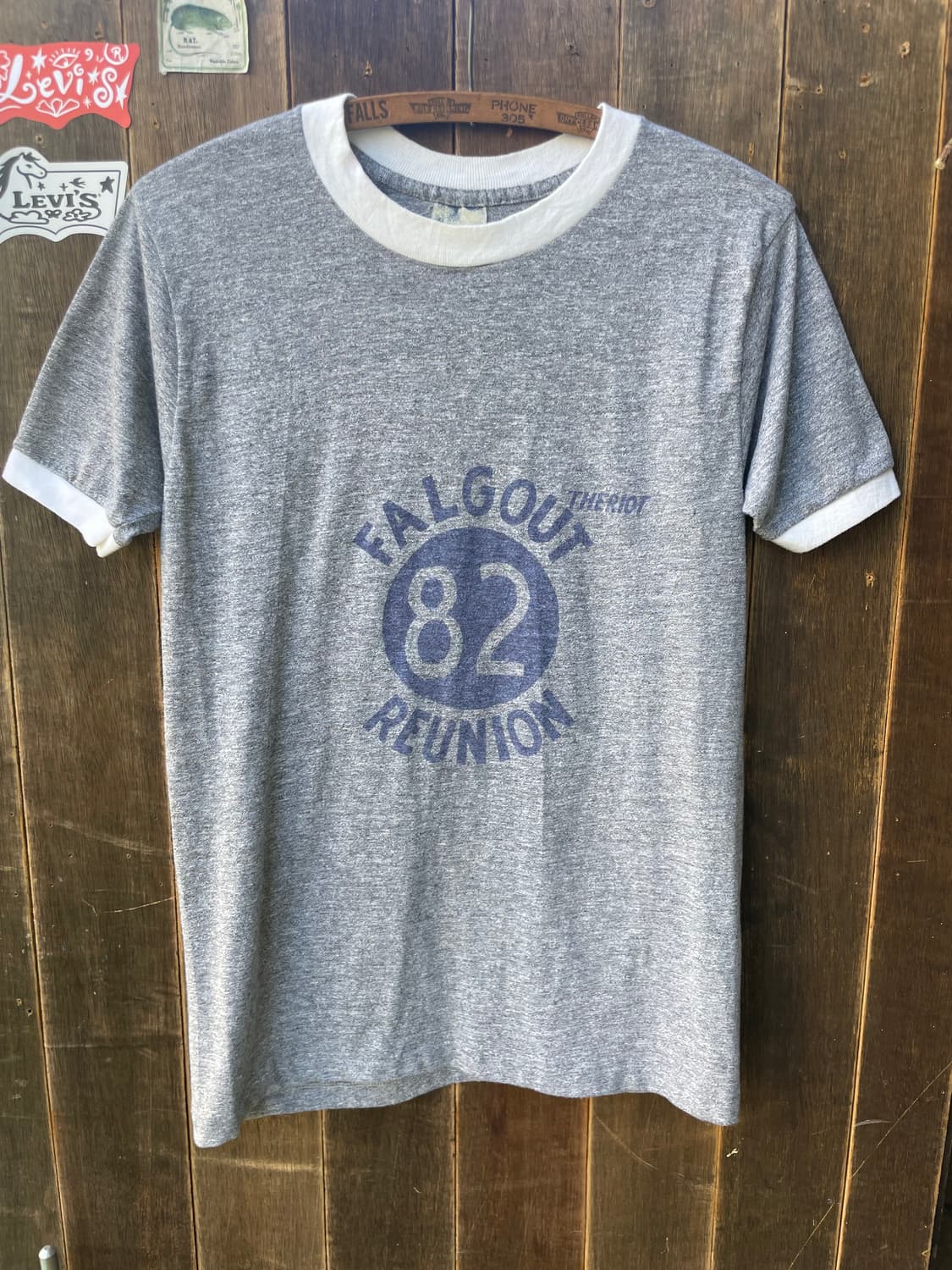 1982 Heather Ringer Tee Made in U.S.A 상품이미지1