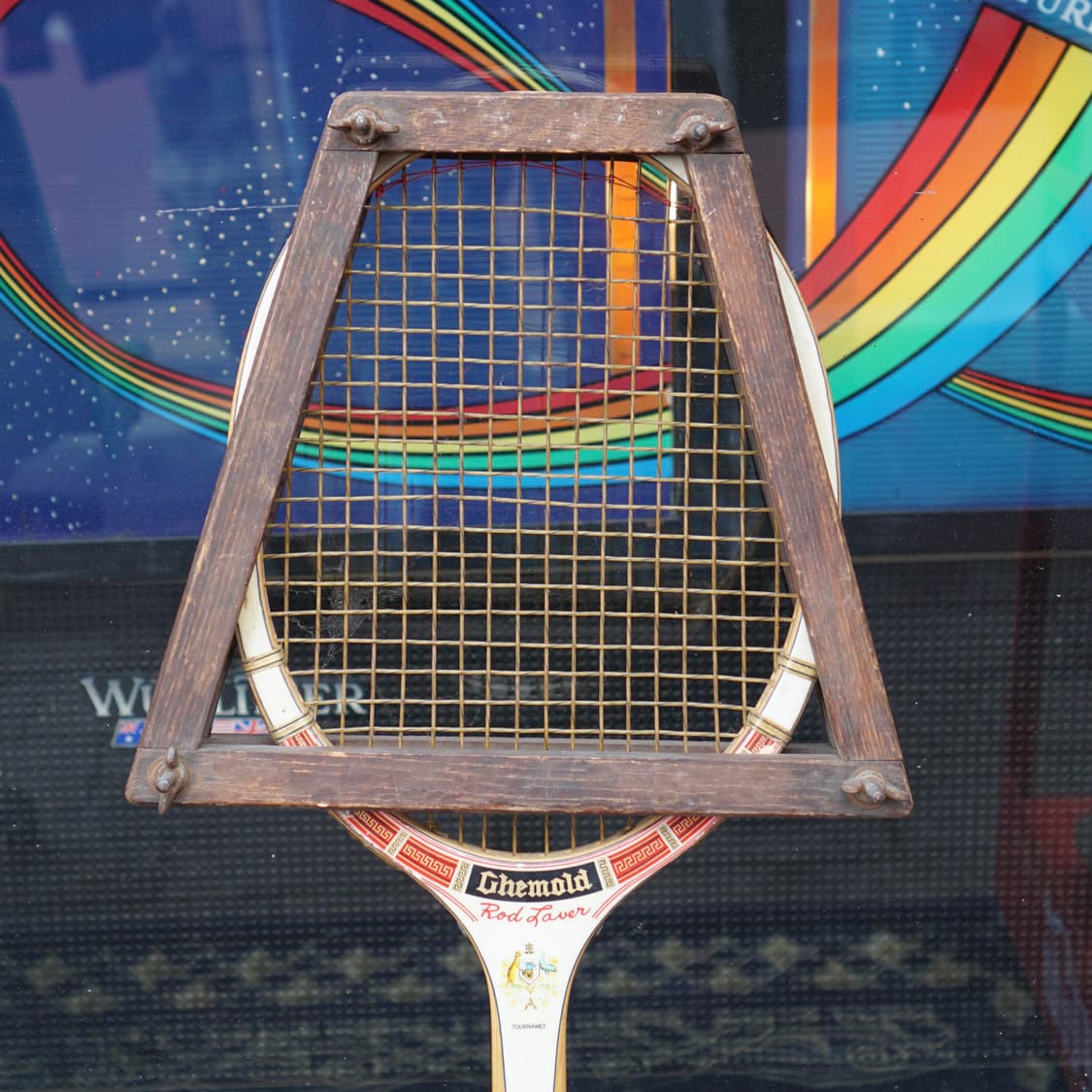 빈티지 소품 USA 우드 테니스 라켓  상품이미지3