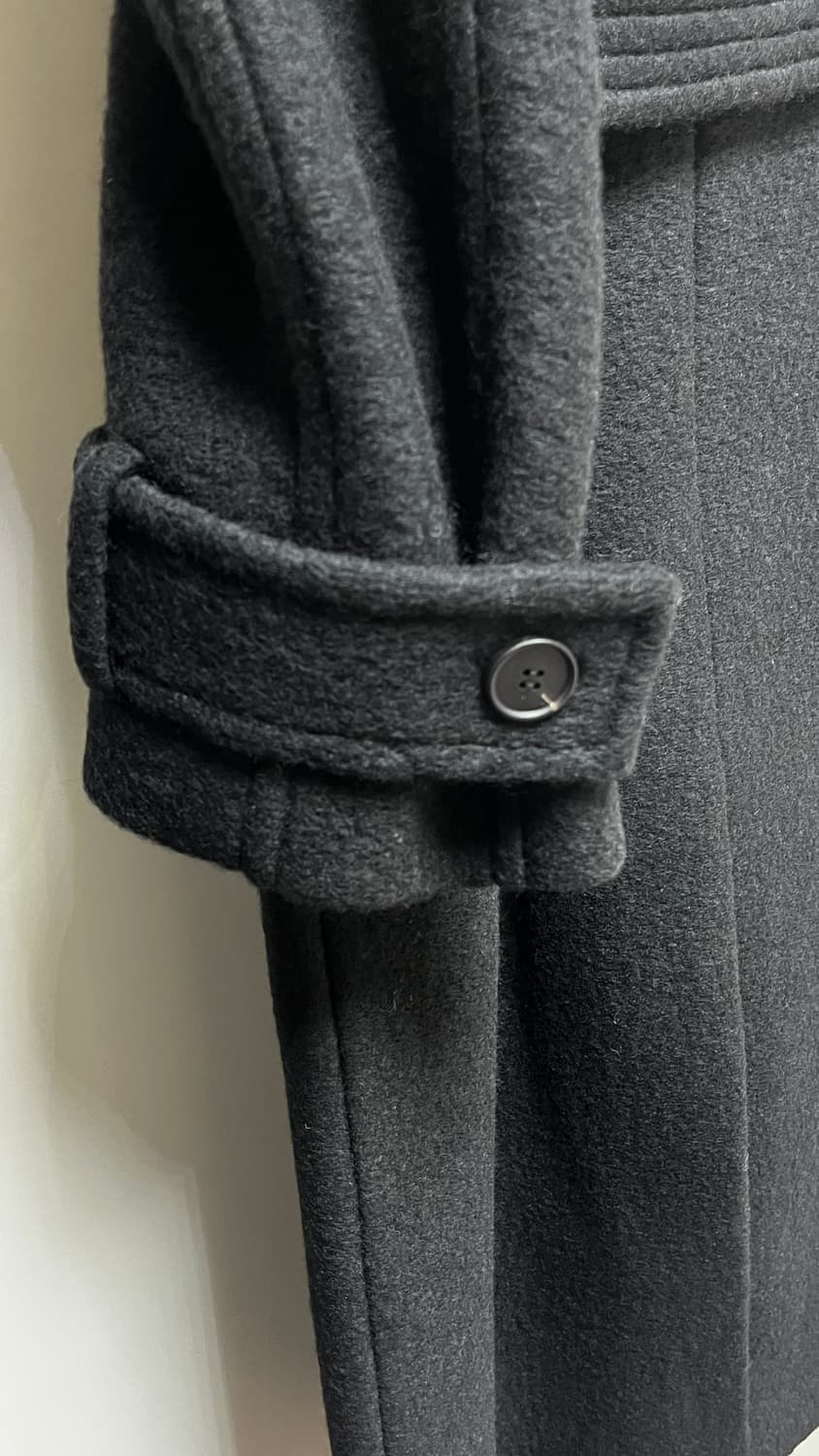 루에브르 하이넥 롱코트 블랙 S 상품이미지9