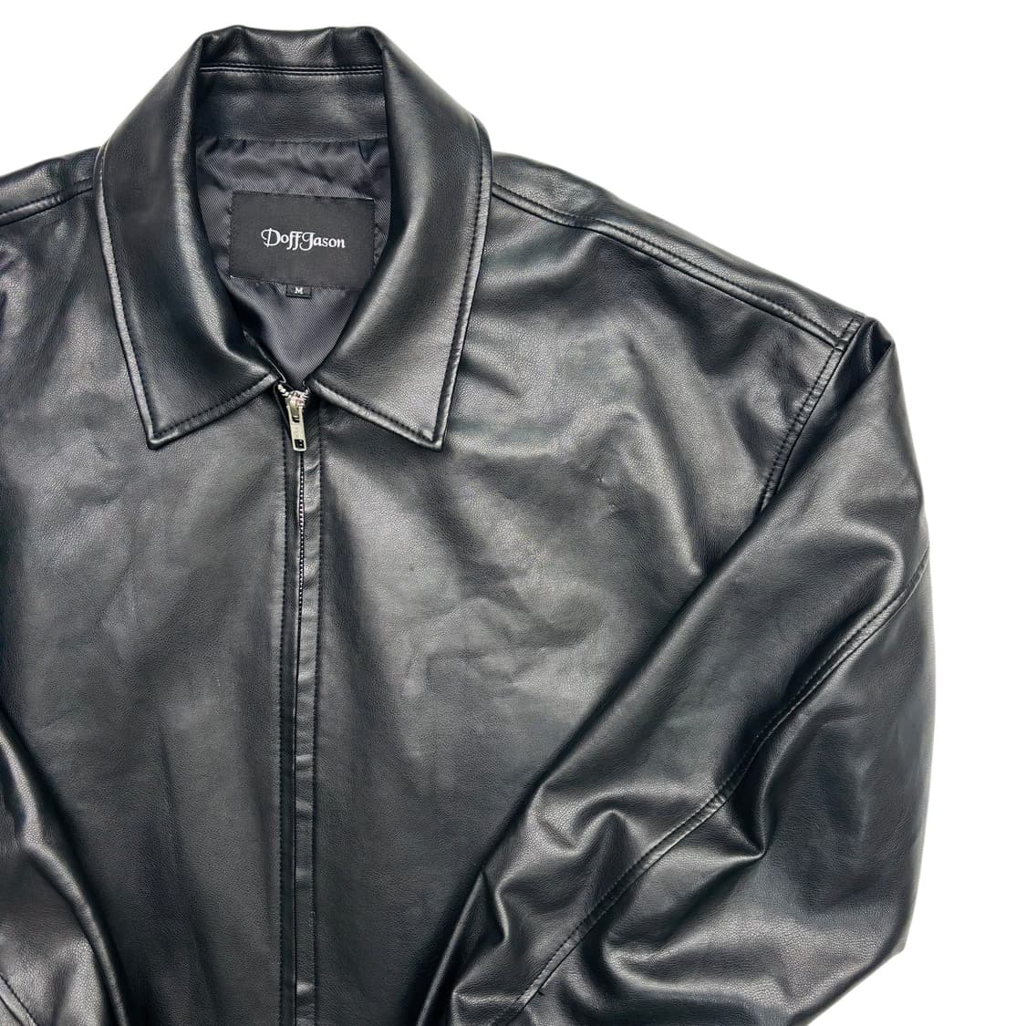 도프제이슨 오버핏 램스킨 싱글 레더 자켓 M 상품이미지2