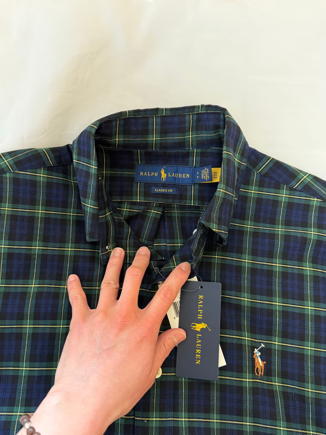 [미 시착 새 상품] 폴로 랄프로렌 타탄체크셔츠 s 상품이미지2