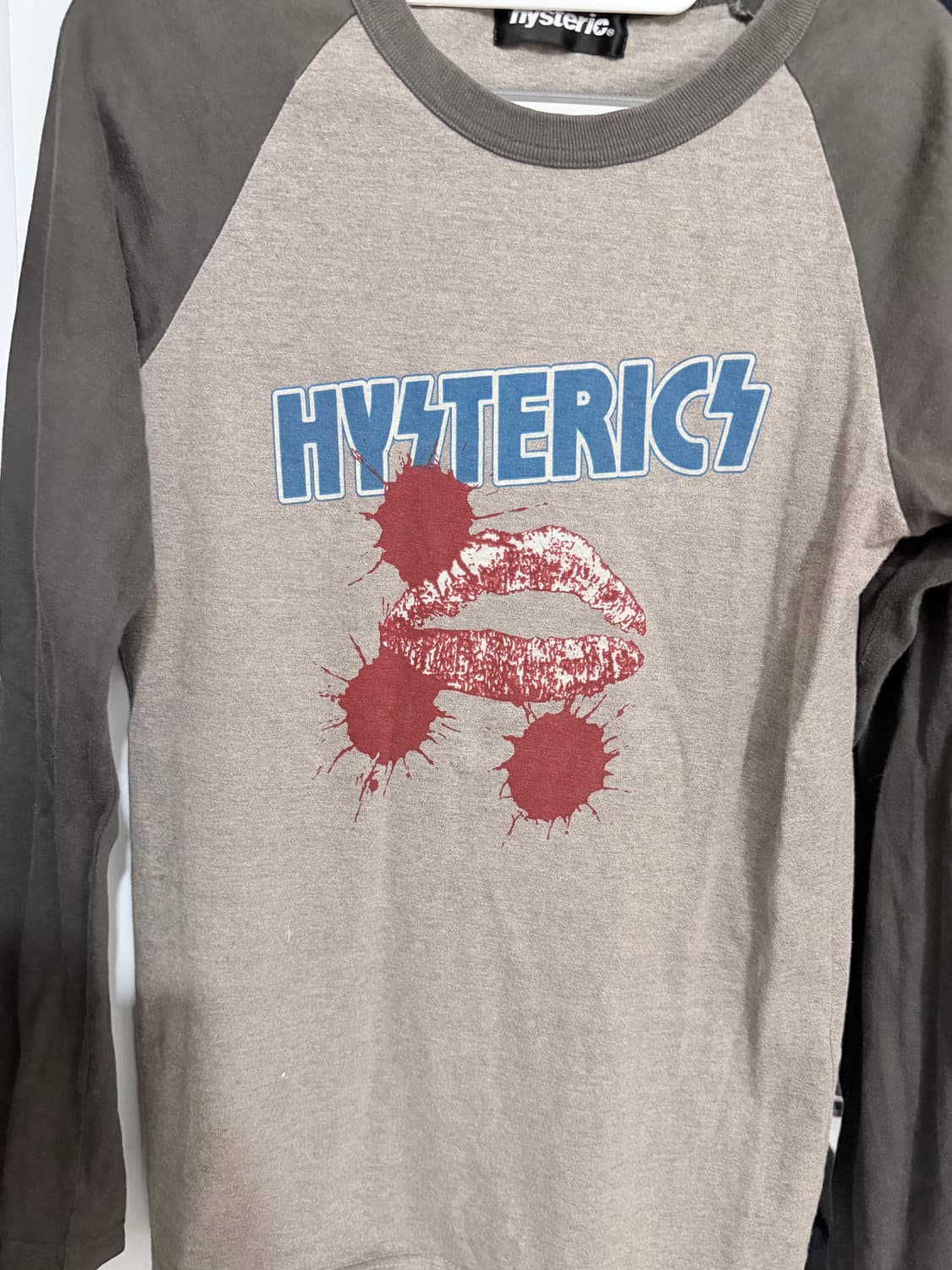 90s 히스테릭글래머 ripstick splatter 롱슬리브 상품이미지1