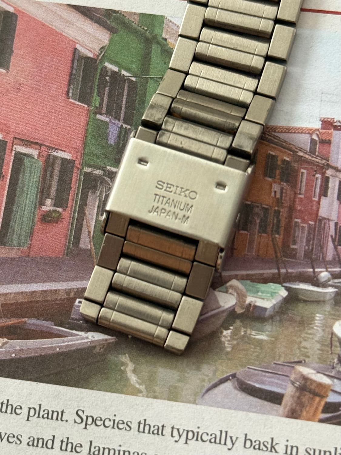 Seiko 세이코 쿼츠 티타늄 콤비 리넨 다이얼 Day-Date 1999 상품이미지7