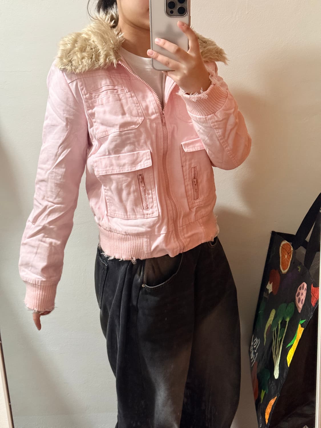 Fur jacket 핑크 퍼 자켓 상품이미지3