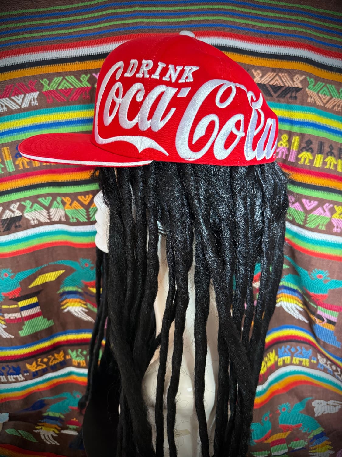 Red Coca Cola Embroidered Snapback 상품이미지4