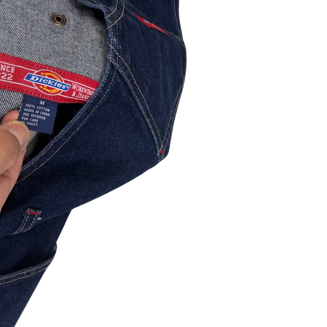 디키즈 진청 멜빵 스커트 상품이미지4