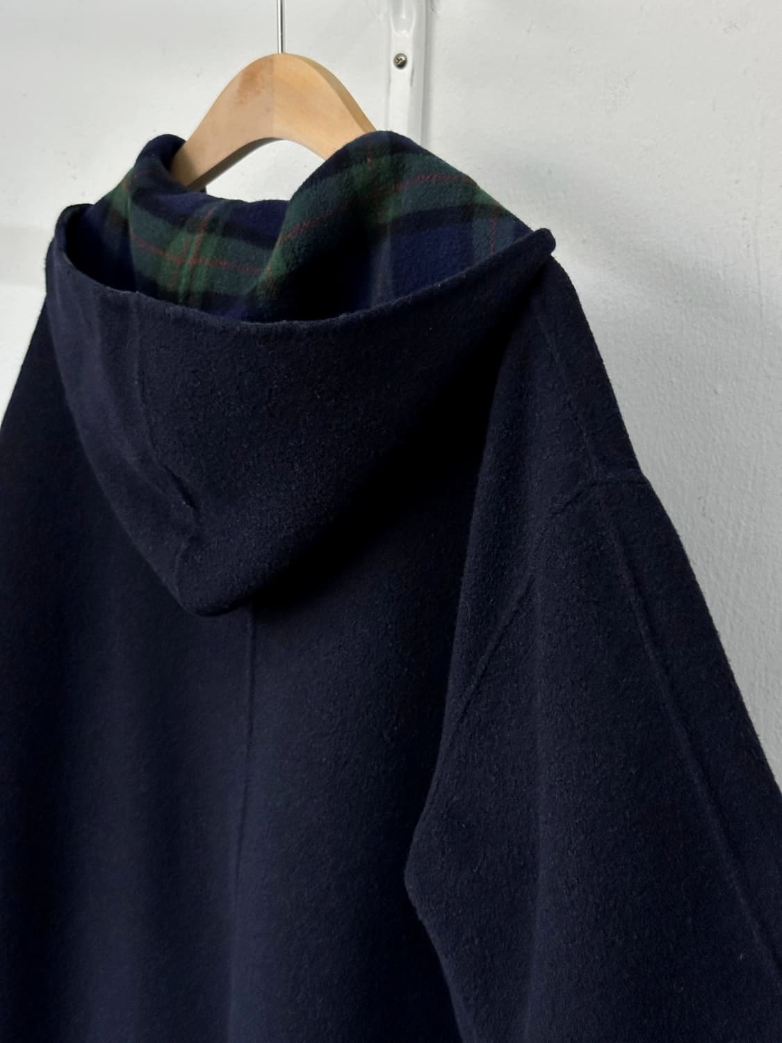 Mild felted wool hooded duffle coat 상품이미지10