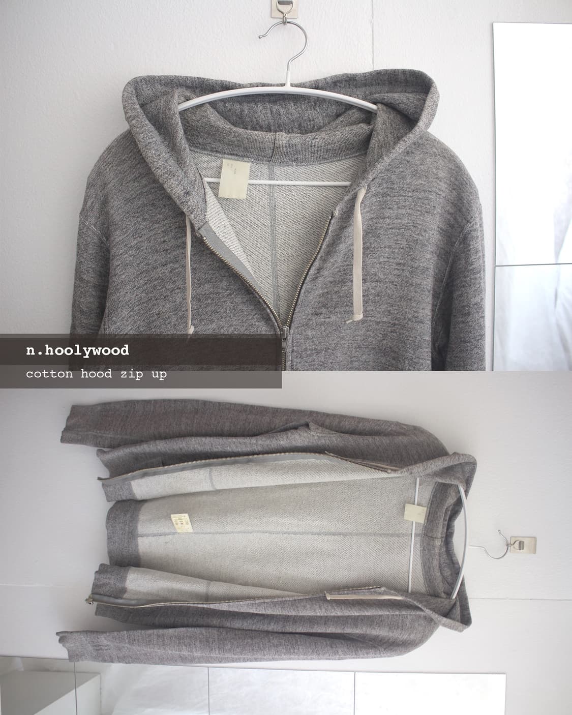cotton hood zip up 상품이미지3