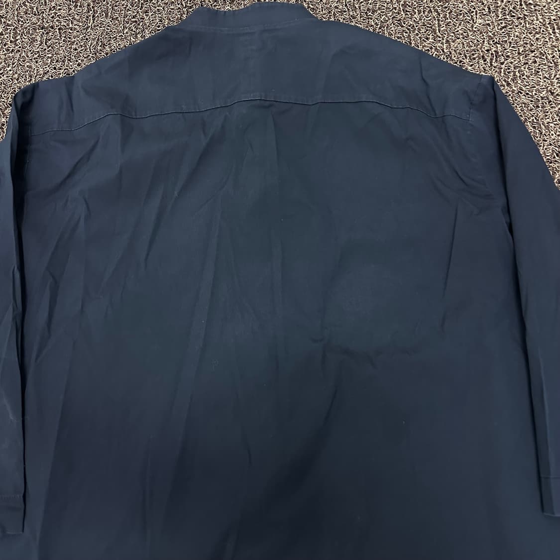 COS 코스 차이나넥 셔츠 네이비 XL 상품이미지6