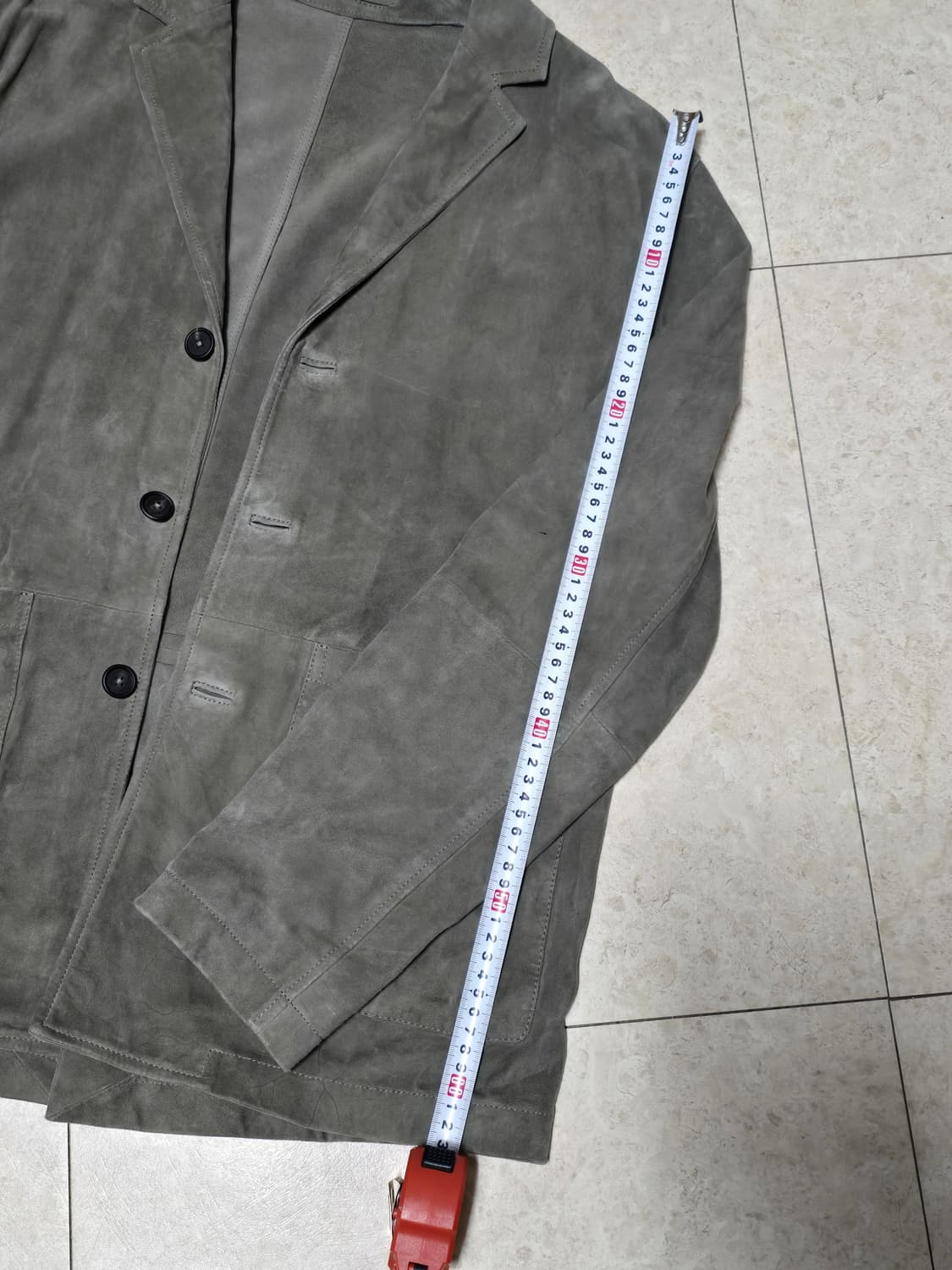 새제품) 마시모두띠 스웨이드 블레이저 M 상품이미지4