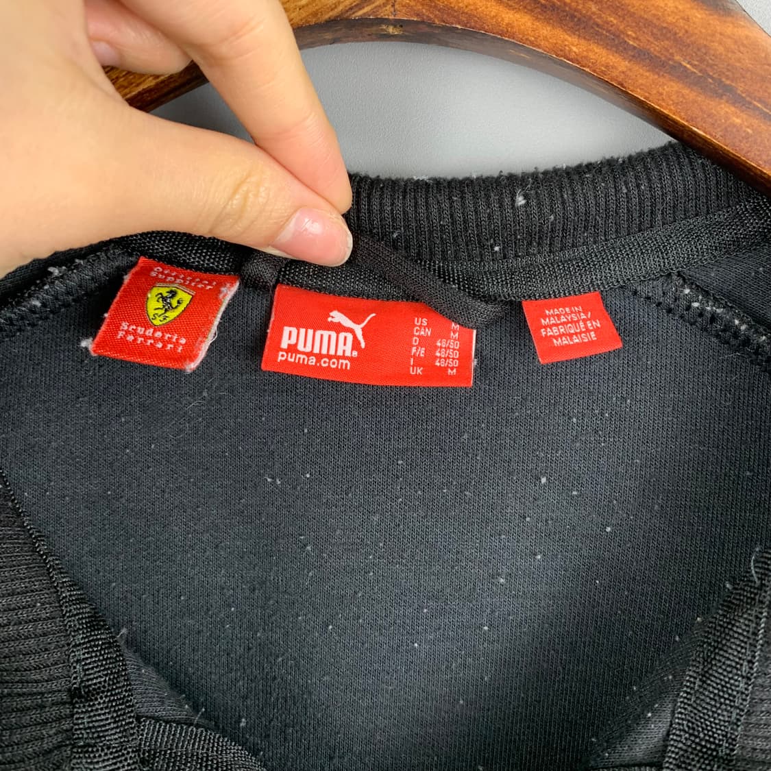 푸마 페라리 블랙 트랙 져지 상품이미지6