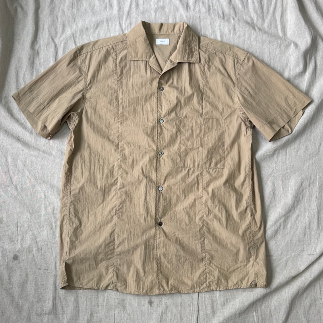 Coor 쿠어 캠프 나일론 오버 포켓 반팔 셔츠 S 상품이미지1
