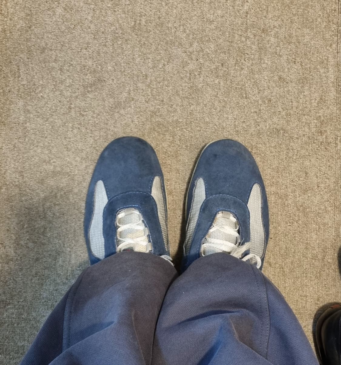 프라다 아메리칸컵 스웨이드 블루 네이비 11사이즈 상품이미지2