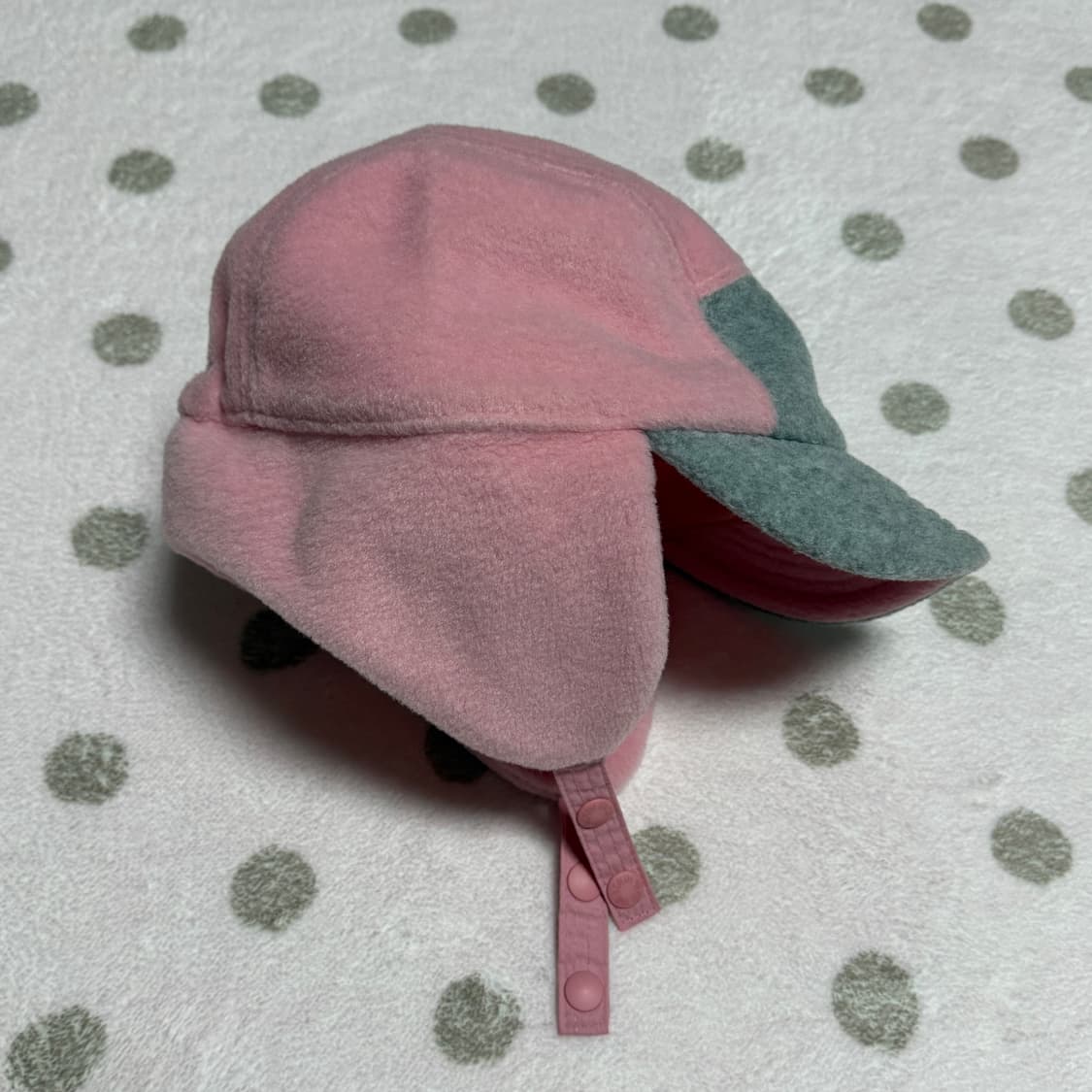 노스페이스 이어플랩 핑크캡 키즈 상품이미지5