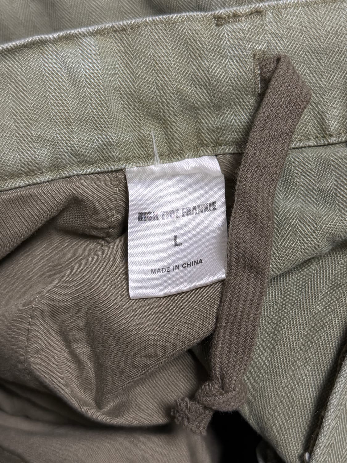 (새상품) 하이타이드 프랭키 - ETERNAL SLANT POCKET카고 상품이미지3