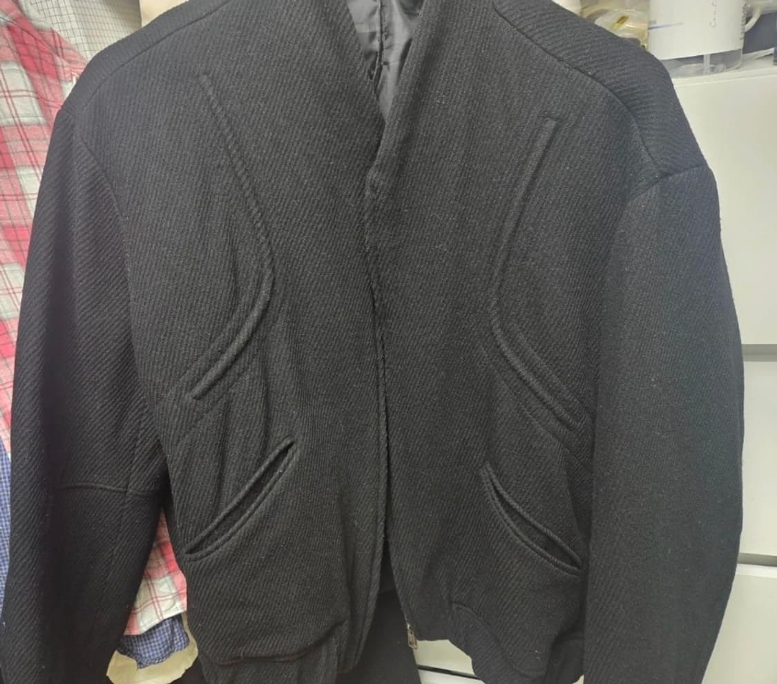 COOR 검정색 울 혼방 자켓 상품이미지1