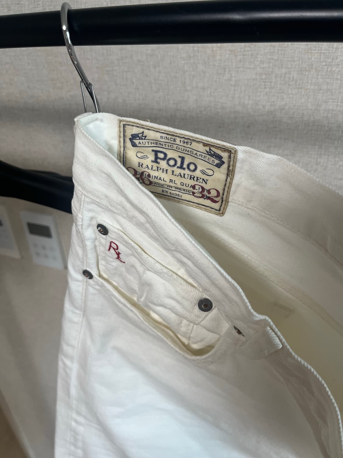 폴로 베릭슬림 36사이즈 화이트진 상품이미지2