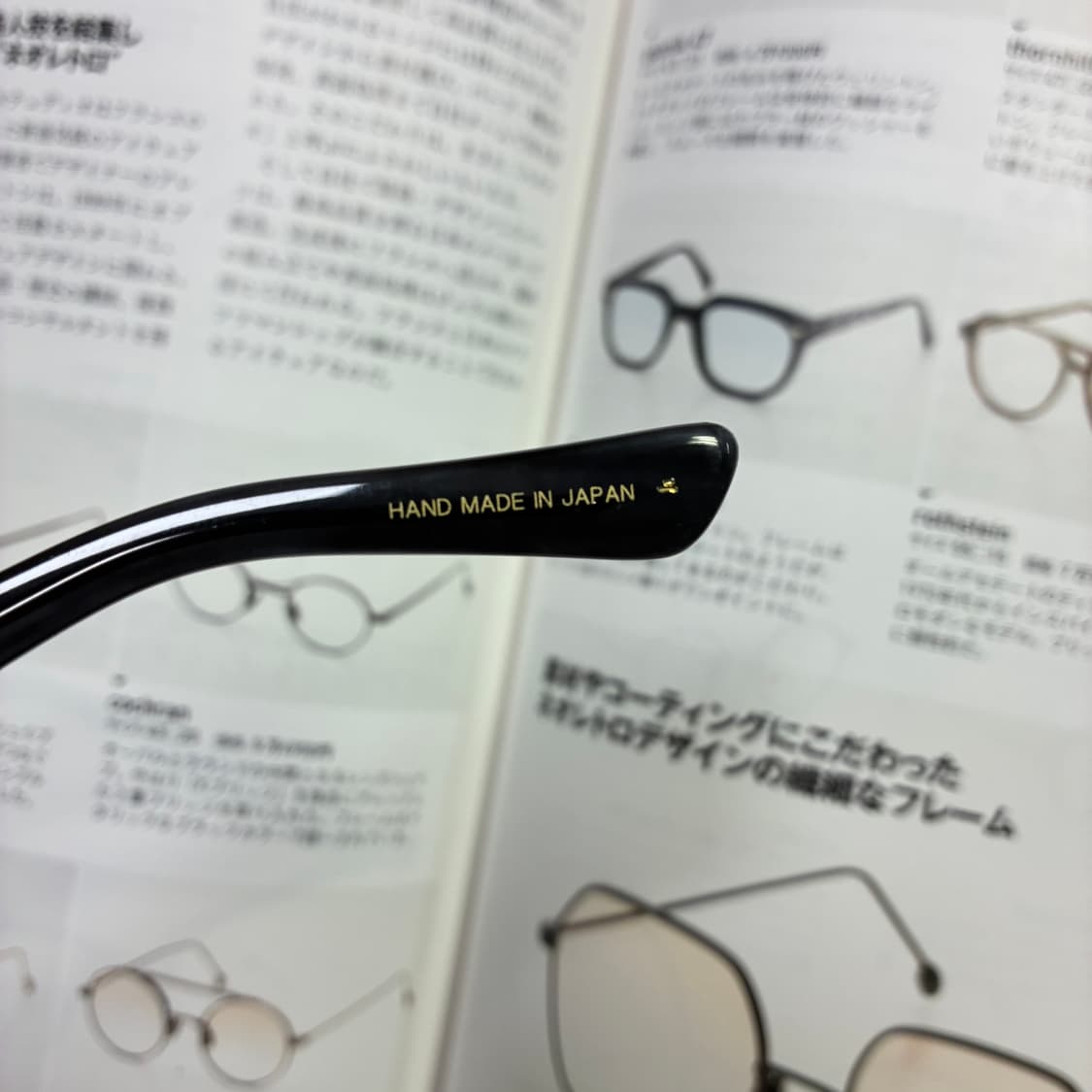 角矢甚治郎作 카도야 진지로 사쿠 일본 장인 셀룰로이드 뿔테 안경 상품이미지5