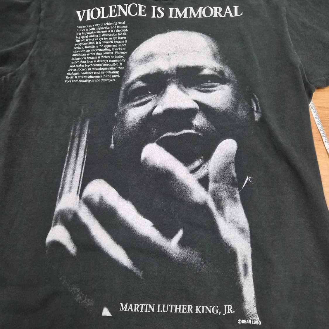 90s MARTIN LUTHER KING, JR 반팔티 상품이미지4