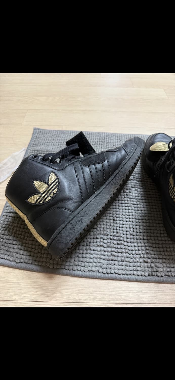 아디다스 제레미스캇 2014 골드 벨크로 하이탑 스니커즈 270 상품이미지4