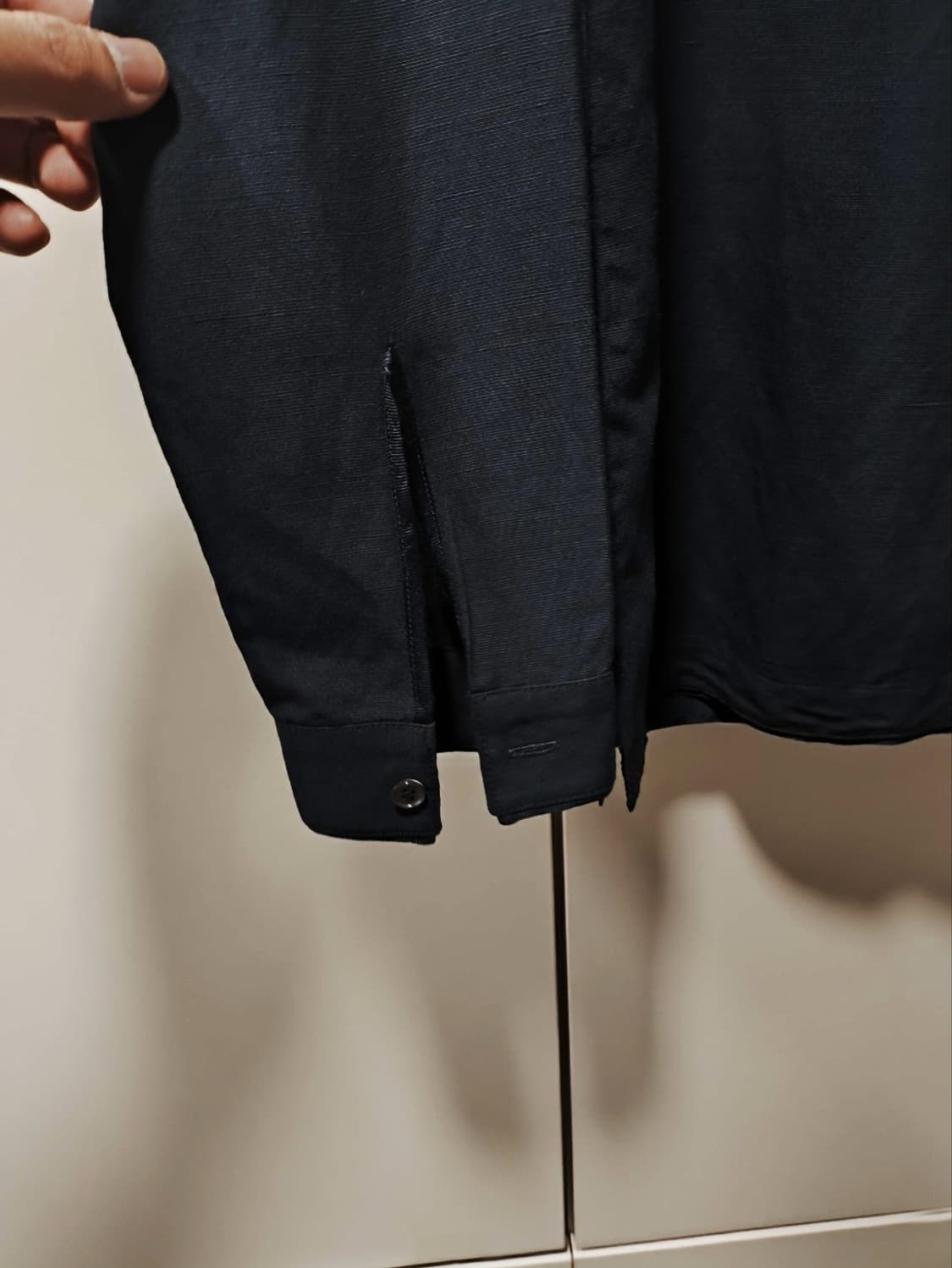 95 시스템 레이온 마 밴드 만다린 카라 셔츠 상품이미지3