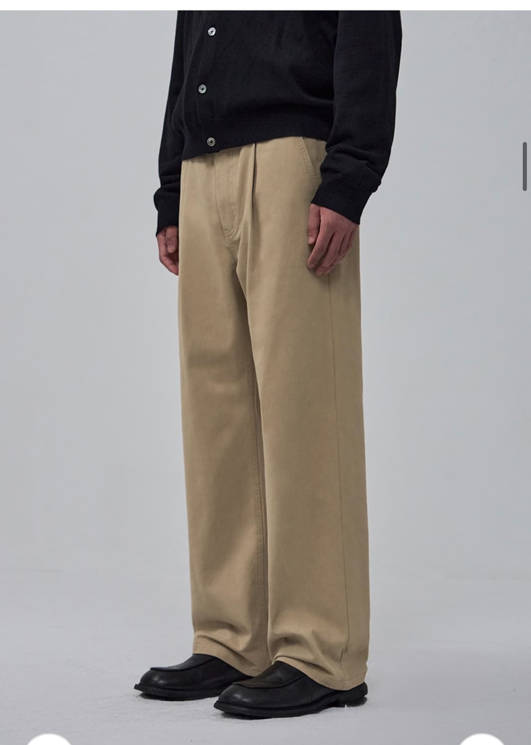 (새상품)(L) 아워데이즈 워시드 세미 와이드 코튼 치노 팬츠 상품이미지7