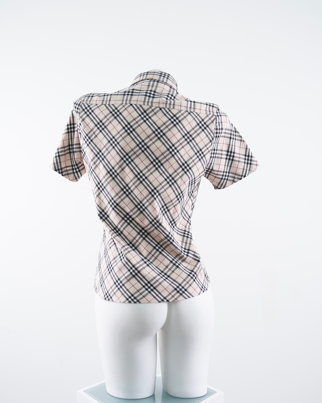 Burberry 런던라벨 노바체크 반팔 셔츠 상품이미지2